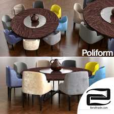 Table and chair Table and chair GRACE Emmanuel Gallina POLIFORM