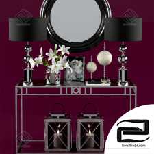 Decorative set Console with decor