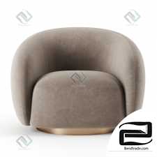 Armchair SWIVEL CHAIR BRICE Eichholtz