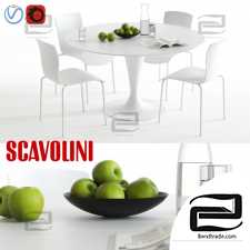 Table and chair Table and chair Scavolini Nomo and Chatty