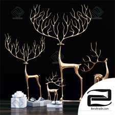 Decorative set Decor set Merry Reindeer