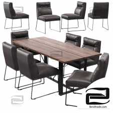 Table and chair kff D-LIGHT ARTUS TISCH