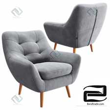 Armchair Vitio Grey