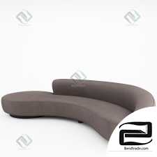 Serpentine Sofa with Arm