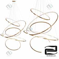 Astral Pendant Lights five rings