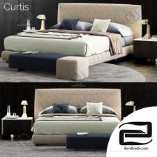 Bed Minotti Curtis Bed