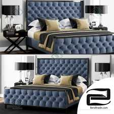 Bed LuXeo USA Kensington Queen Tufted