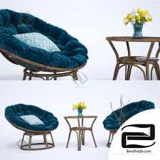 Armchair Armchair Natural rattan