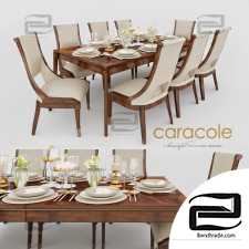 Table and chair Caracole Open Invitation, Caracole In Good Company