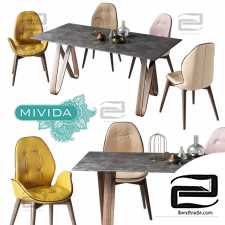 Table and chair Mivida