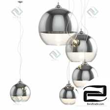 Hanging lamp Azzardo Silver Ball Hanging lamp