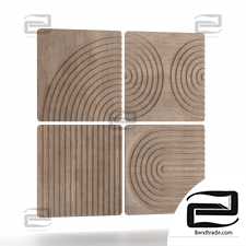 Wood Carved Wall Panel Panel