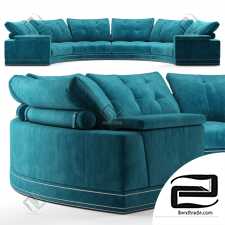 Sofa Sofa Andrew round sectional Fendi Casa