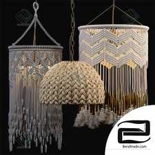 Hanging lamp Macrame Hanging Lamp