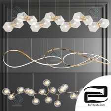 Unique Linear Chandelier Pendant Light