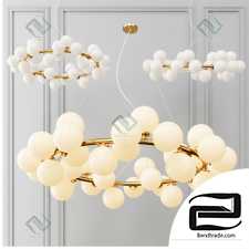 MILK BUBBLE ROUND CHANDELIER Pendant Light