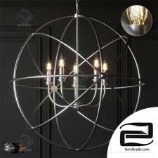 Ballard Design Beau Orb Chandelier Pendant Light