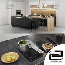 Kitchen furniture Nolte kuchen Beton