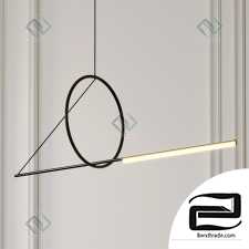 Hanging lamp Cercle Et Trait CVL Luminaires