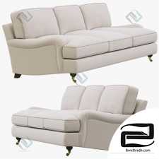 RH English Roll Arm Upholstered Sofa