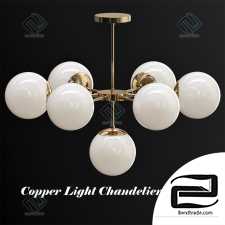 Copper Light Chandelier Pendant Lamp