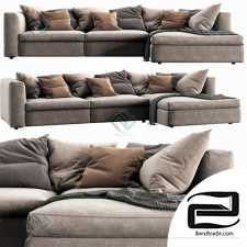 Sofa Sofa Poliform Dune Chaise Lounge