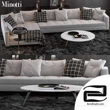 Sofa Sofa Minotti Set 03