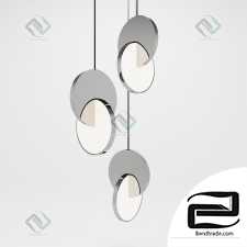 Eclipse Chandelier Pendant Light 3 Piece