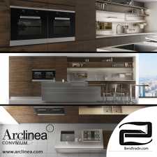 Kitchen furniture Arclinea Convivium