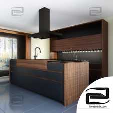 Kitchen furniture Cemento Eta Noir