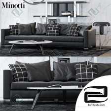 Sofa Sofa Minotti Set 07