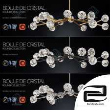 Hanging lamp RH BOULE DE CRISTAL ROUND COLLECTION