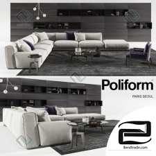 Sofa Set from Poliform Paris