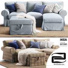 Sofa 3-seat sofa EKTORP With chaise longue Ikea