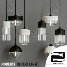 Pendant lamp Moderne Hedendaagse Retro Art Metal Glazen Hanger Lampen