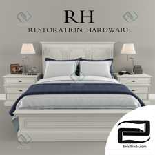 Bed Bed Restoration Hardware Panel Montpellier