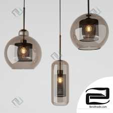 Hanging lamp CATCH AMBER Pendant light