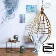 Armchair Bamboo hanging chair