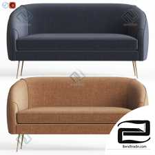 Sofa Sofa Stella Mid-Century Loveseat Westelm