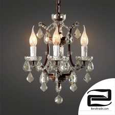 Crystal chandelier, very small Crystal Chandelier Extra Small