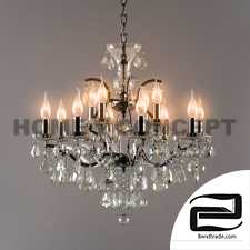 Crystal chandelier, 26 Inches, Crystal Chandelier 26 Inches