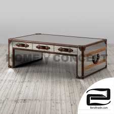 Coffee table-slab chest, Slab Coffee Table