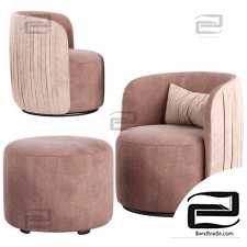 Armchair Ditre italia Chloe Luxury