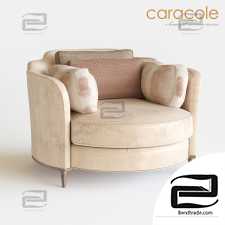 Armchair Round Caracole