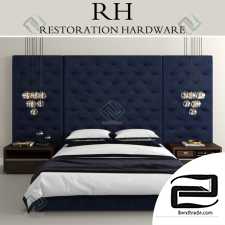 Bed Bed RH Modern custom tufted platform