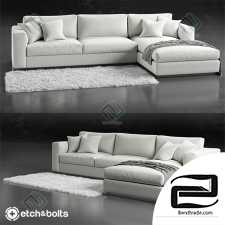 Sofa Sofa Etch&Bolts Eudora L-Shaped