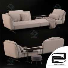 Sofa Sofa Flexform Evergreen Composition