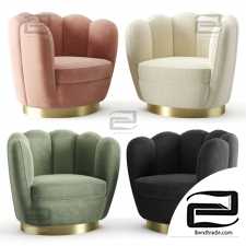 Armchair Armchair Eichholtz Swivel Mirage