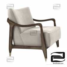 Armchair Style Walnut Chair