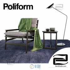 Armchair Armchair POLIFORM IPANEMA